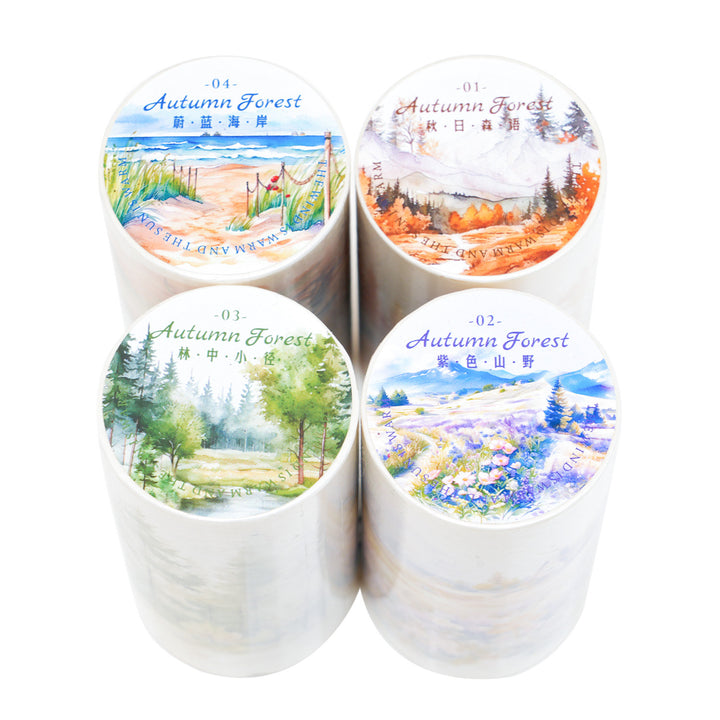 Forest Washi Tape Wild Mountain Forest Creative Journaling
