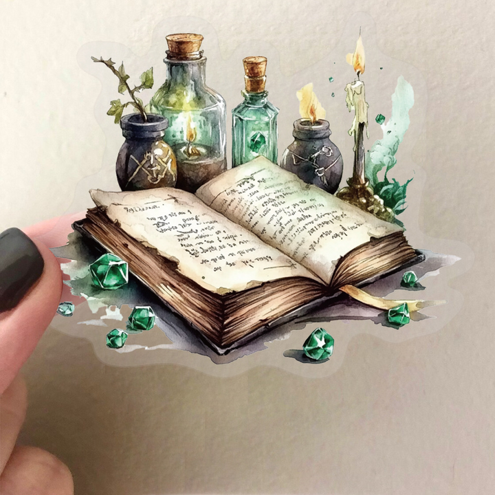Forest Witch Magic PET Stickers Retro Characters Perfect for Handcrafting