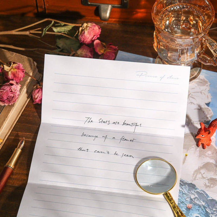 Forty-Four Sunsets Series Oil Painting Stationery Set for Letter Writing and Gifting