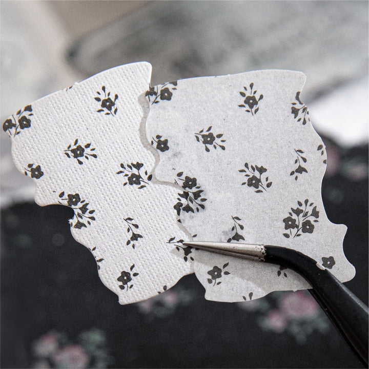 Fragmented Fabric PVC Stickers Suitable For Aesthetic Journaling