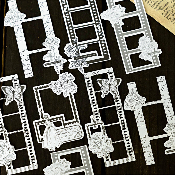 Frame Series Stickers Journal Scrap Art Style