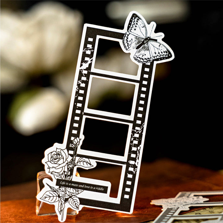 Frame Series Stickers Wove Texture Craft Design