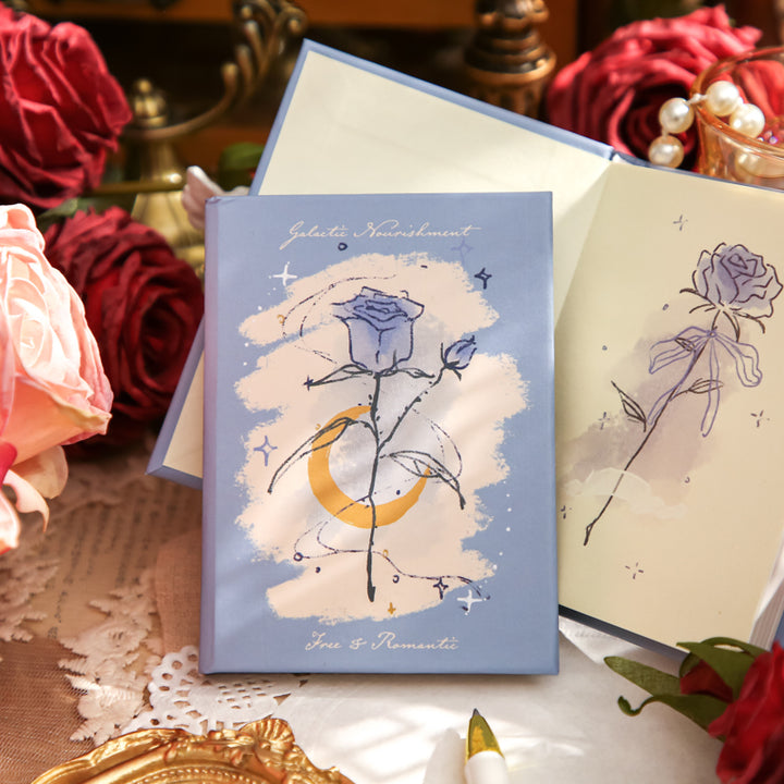 Freedom Romance Series Portable Writing Journal with Rose Art