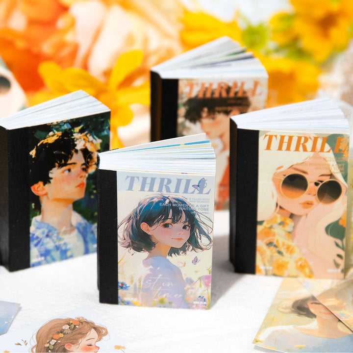 Fresh Manga Style Boy Girl Character Background Papers - Youthful Style Background Paper