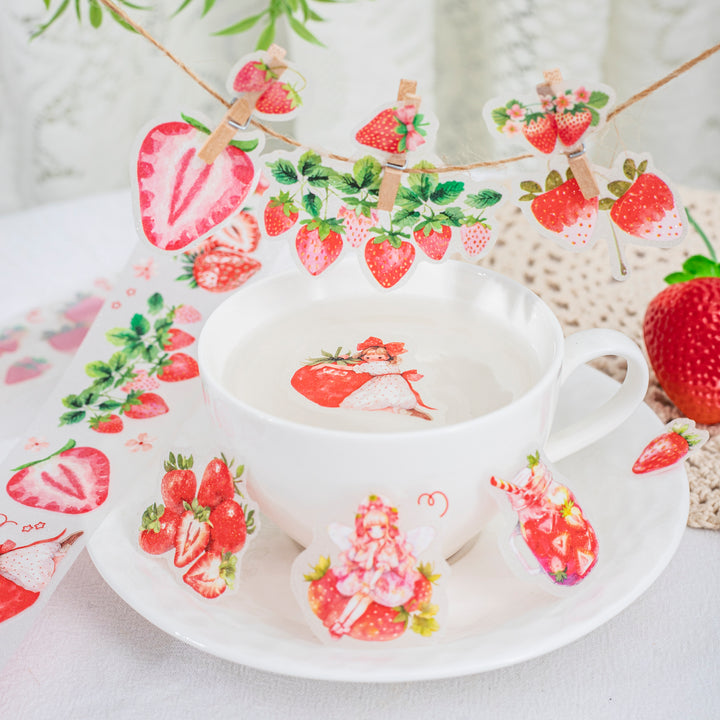 Fruit Tape Sweet fruit favor collection Cute Design Aesthetic Fruit Tape for Scrapbooking