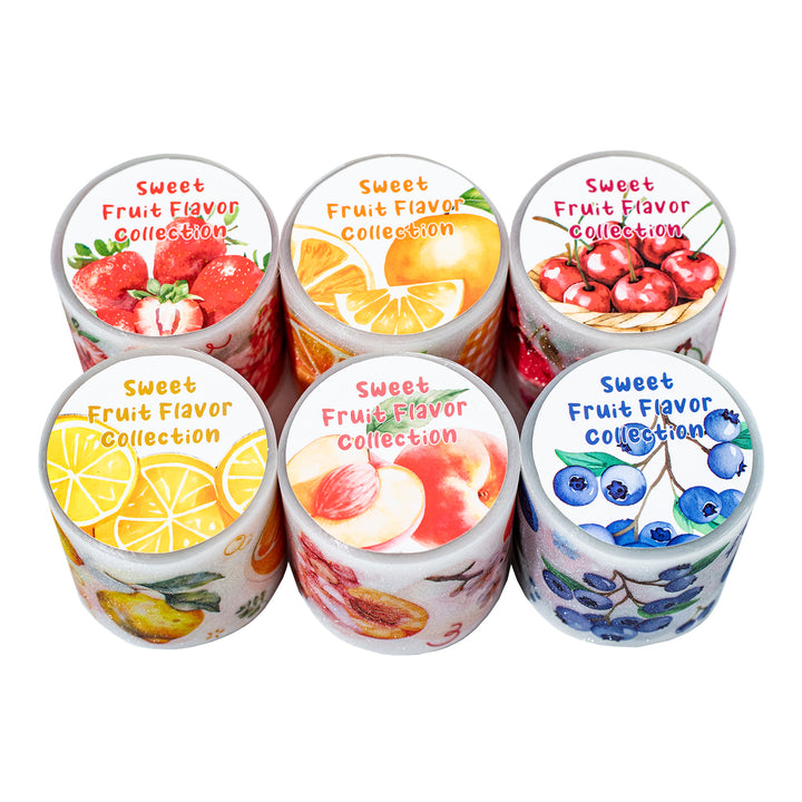 Fruit Tape Sweet fruit favor collection Cute Design Bright Lemon PET Washi