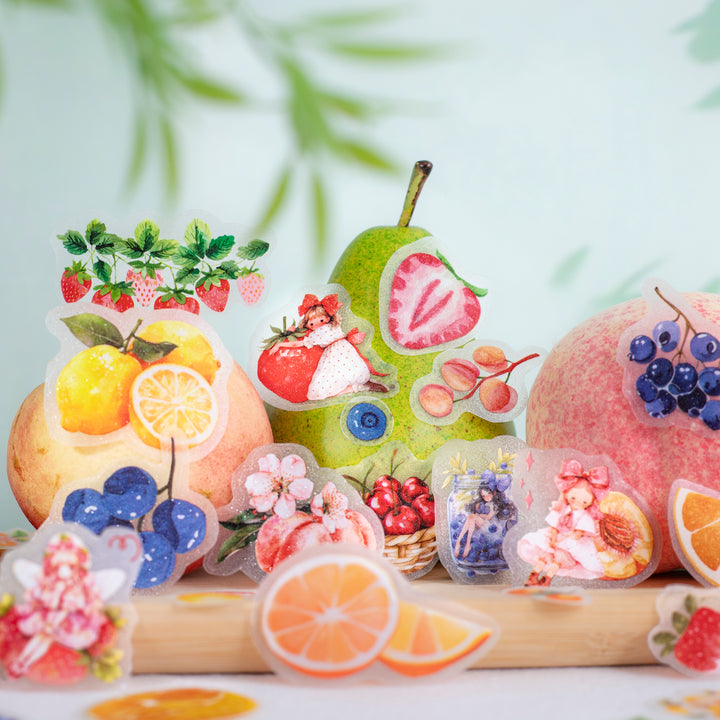 Fruit Tape Sweet fruit favor collection Cute Design Juicy Fruit Roll for Journaling