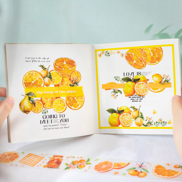 Fruit Tape Sweet fruit favor collection Cute Design Aesthetic Fruit Tape for Scrapbooking