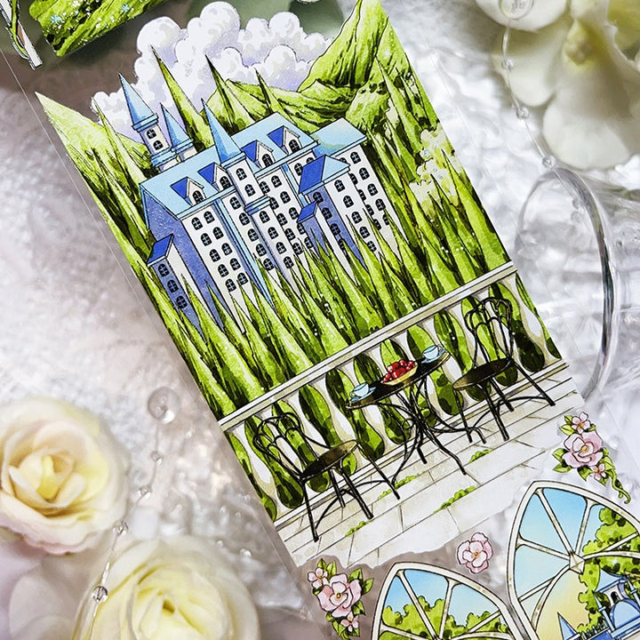 Garden Castle PET decorative tape for botanical layout