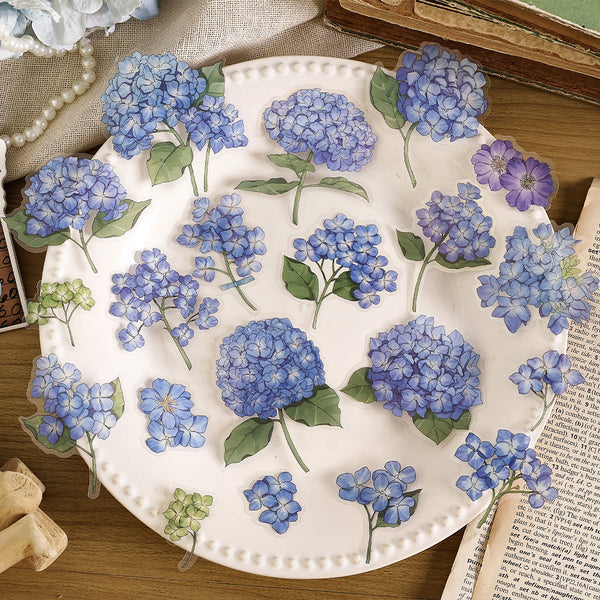 Garden Imagination Series Botanical Stickers for Floral Decorations