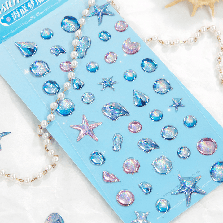 Gem Box Series 3D Stickers Bright Butterflies Insects