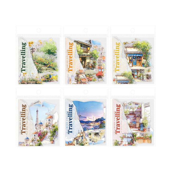 Girl Travel Stickers PET Pack Your Bags