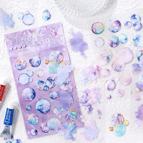 Glazed Sugar Heart DIY Journal Fantasy Stickers