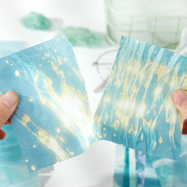 Glistening Waves Craft Paper Sunlit Water Texture