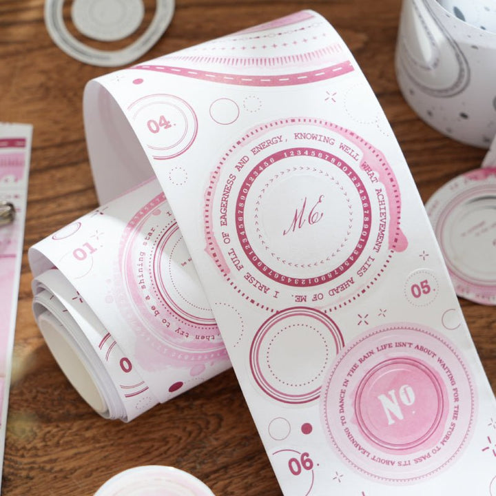 Go Around Circle Background Collage Material for Crafting