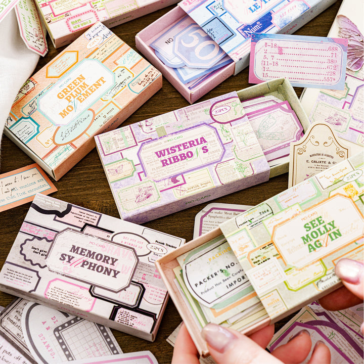 Good Dream Markers Matchbox Sticky Notes Vintage Look