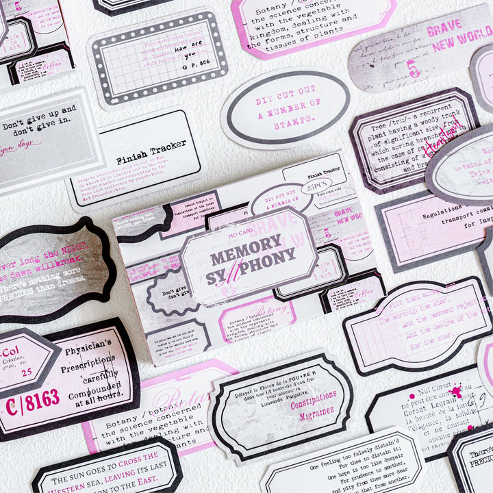 Good Dream Markers Retro Text Journal Stickers