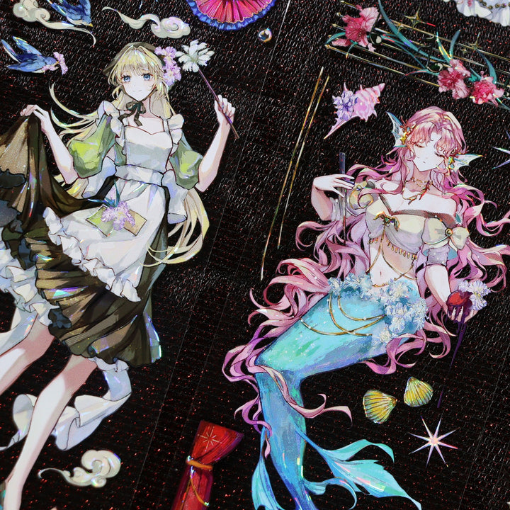 Gothic series PET Tape gothic character style for journal lovers