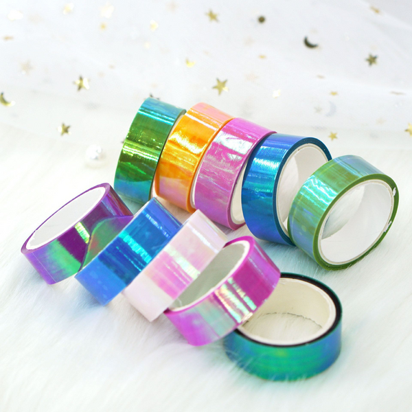 Gradient Transparent PET Tape Set for Journaling & Scrapbook