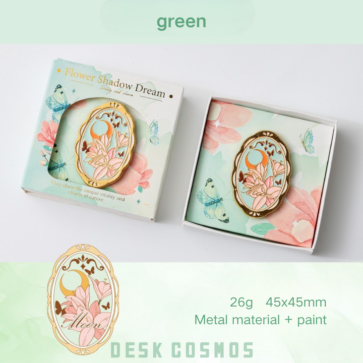 Green Flowers Bloom Like A Painting Planner Binder