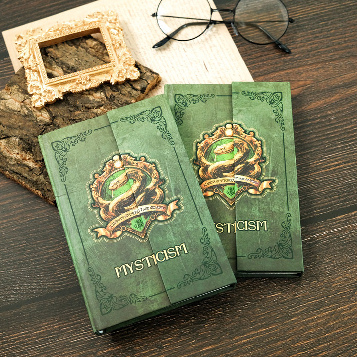 Green Mysticism Retro Hardcover Planner DIY Journal for Creative Projects