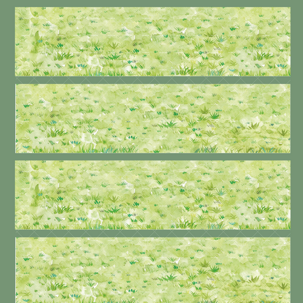 Ground Scenery PET Tape Spring Grass Mood