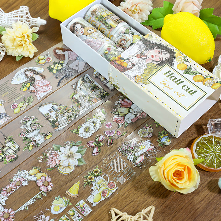 Half Cut Creative Tape PET Tapes Sweet Cute Creative Journaling