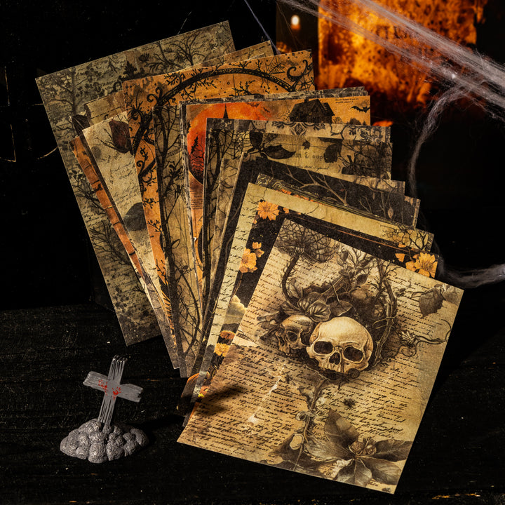Halloween Kit Phantom's Vintage Chronicle Ghost Ephemera Pack