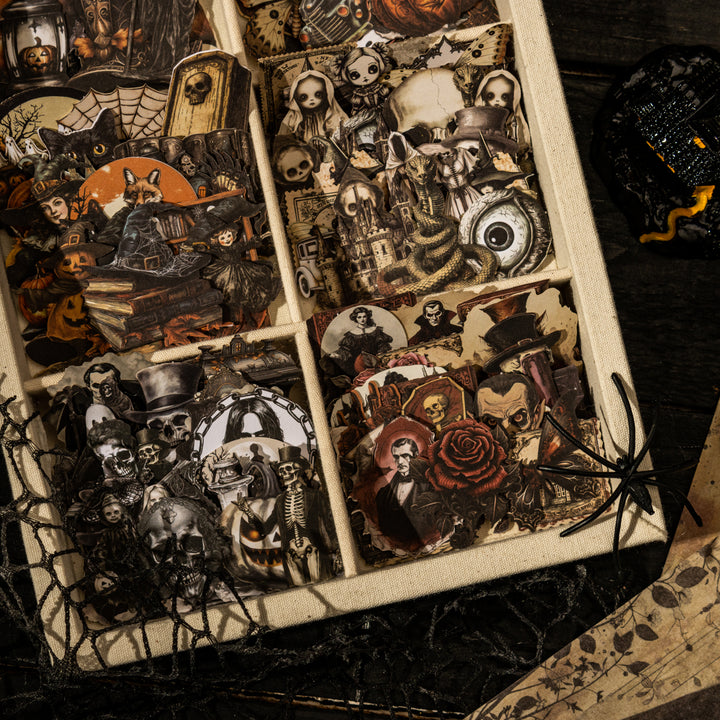 Halloween Kit Phantom's Vintage Chronicle Gothic Aesthetic Paper