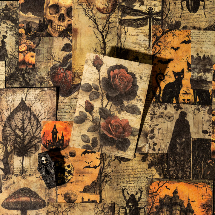 Halloween Kit Phantom's Vintage Chronicle Spooky Journal Supplies