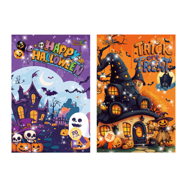 Halloween Sticker Books Castle Festival Festival Art