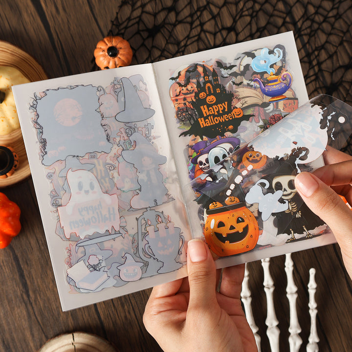 Halloween Sticker Books Castle Festival Fun Craft
