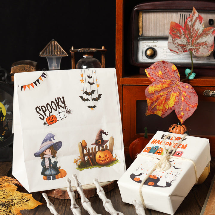 Halloween Sticker Books Castle Festival Happy Mood