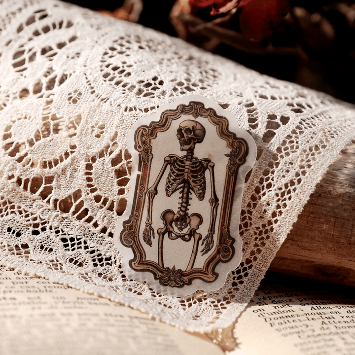 Halloween Sulphate Paper Stickers 65pcs Artistic Style