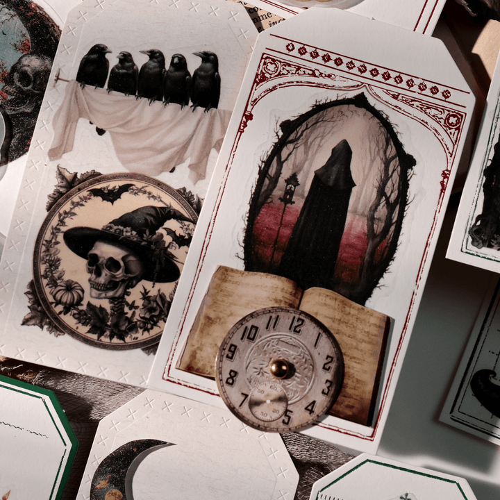 Halloween Sulphate Paper Stickers Halloween Theme Design