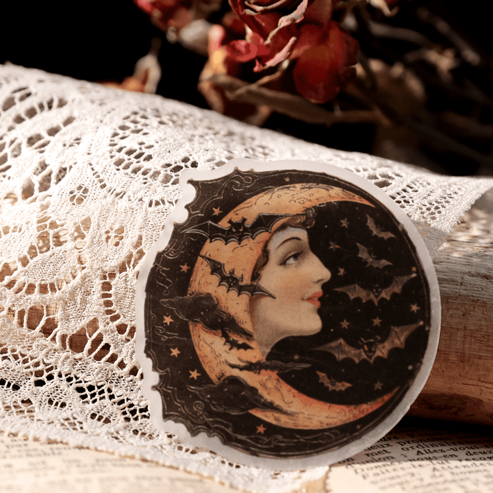 Halloween Sulphate Paper Stickers Party Journal Craft