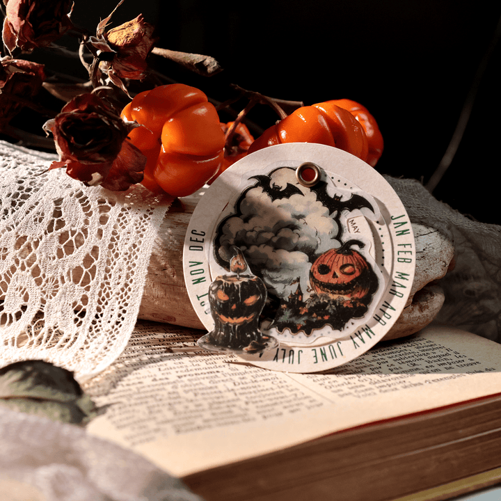 Halloween Sulphate Paper Stickers Transparent Fun Layout