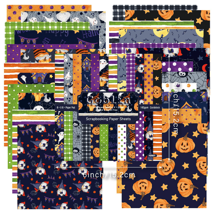 Halloween Theme Textured Background Paper Pumpkin Ghost