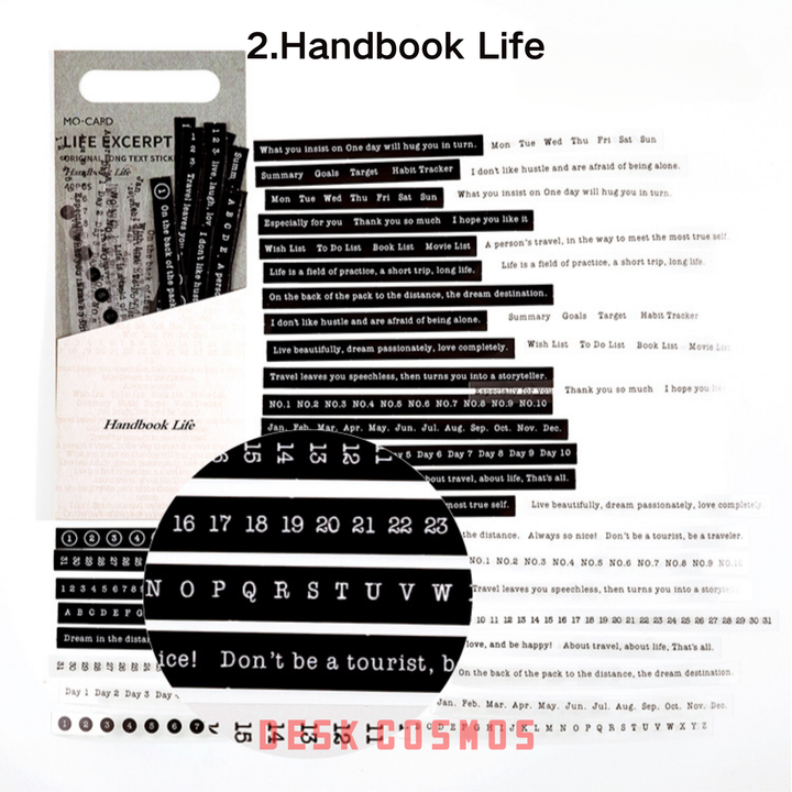 Handbook Life Sticker Style