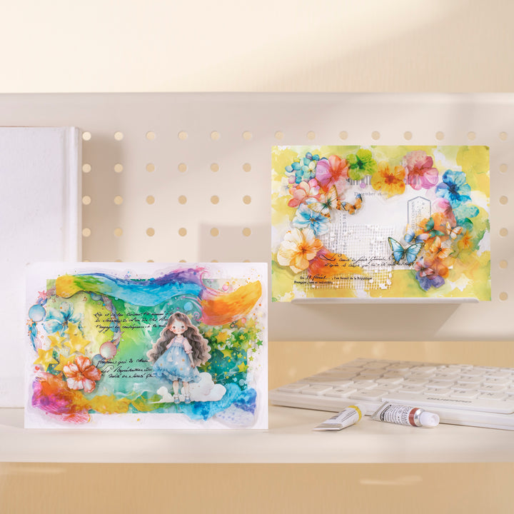 Heals Daily Life basic layering washi stickers pack