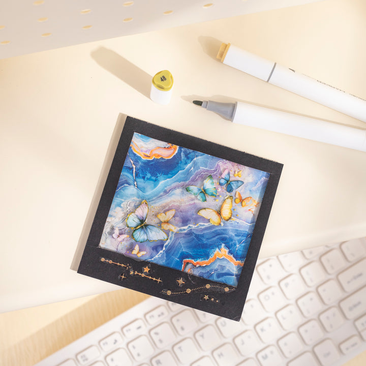 Heals Daily Life watercolor gradient sticker paper