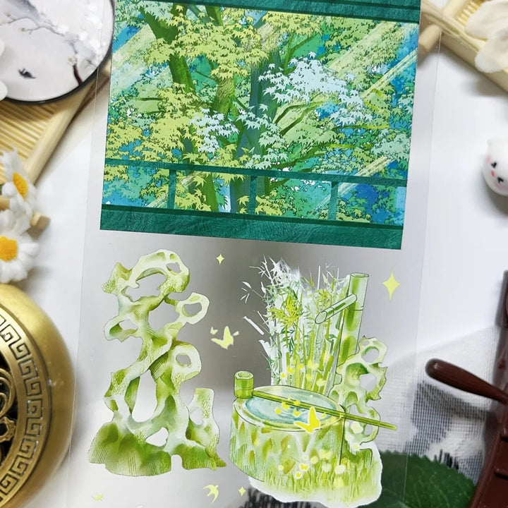 Hidden Sanctuary PET Tape planner landscape elements