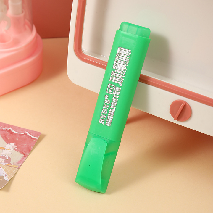 High Capacity Fluorescent Markers Cartoon Fluorescent Markers Ergonomic Tip Writing
