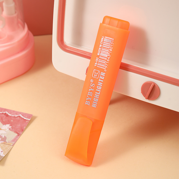 High Capacity Fluorescent Markers Cartoon Fluorescent Markers Perfect for Art Projects