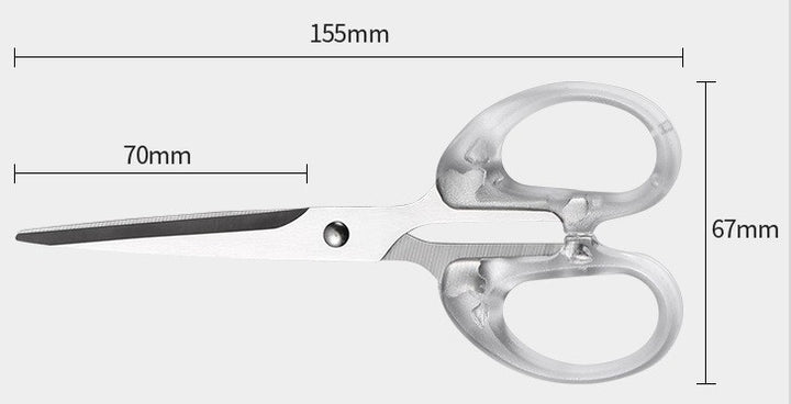 High Quality Stainless Steel Scissors Large Transparent Scissors