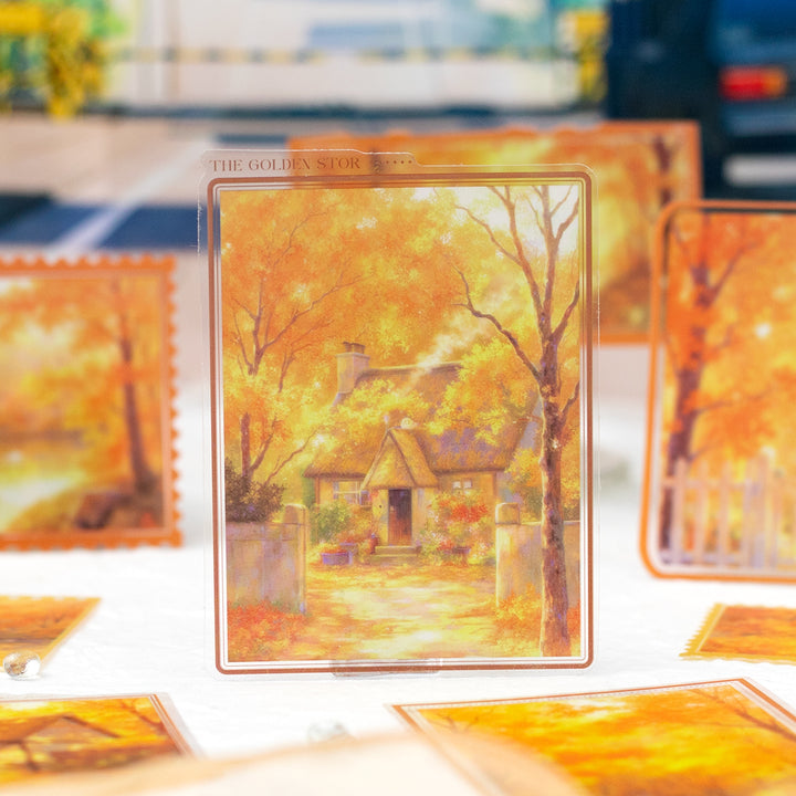 Hiking Trip Series PET Stickers for Phone Case Decoration