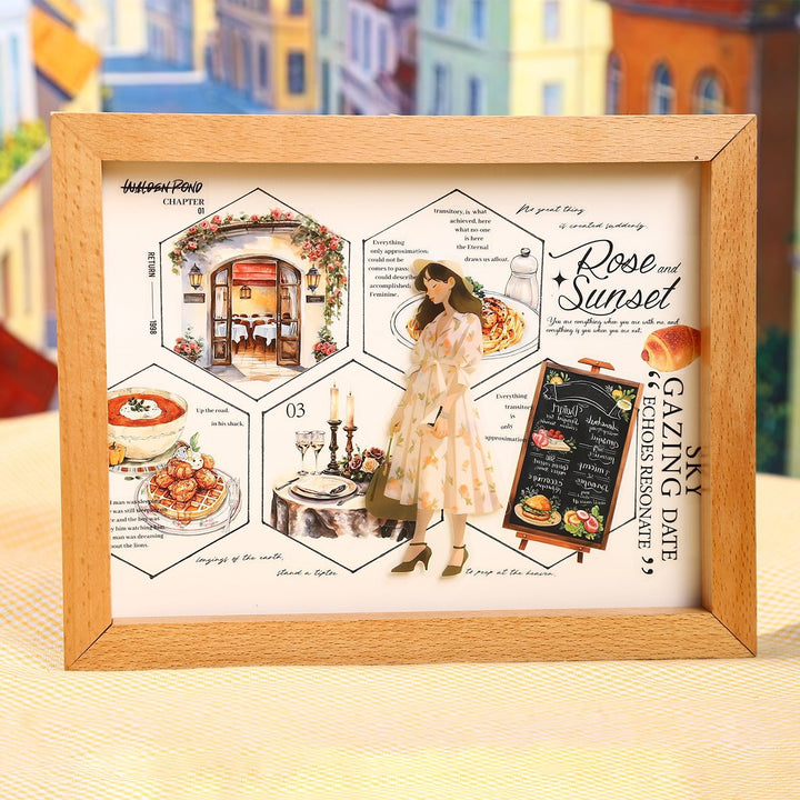 Holiday Outing PET Scene Stickers for Memory Keeping