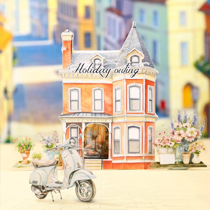 Holiday Outing PET Scene Stickers for Scrapbook Creation