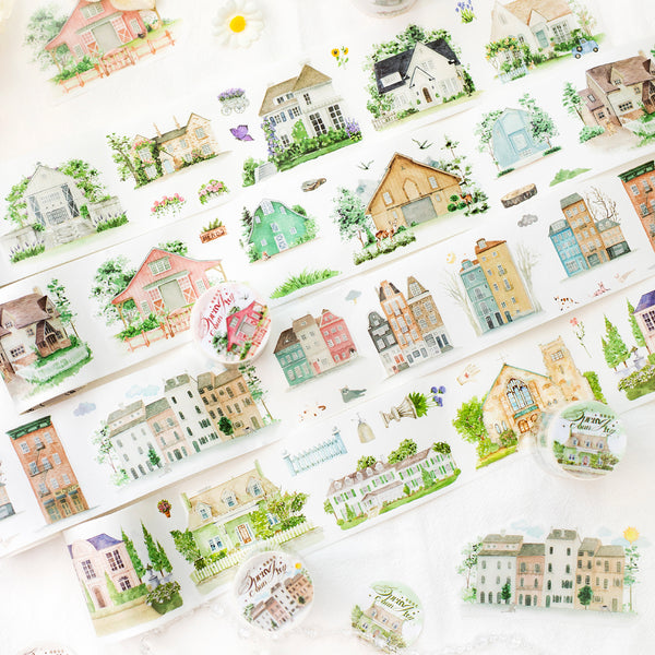 House Washi Tape Slow Spring Cottage Design Decorative