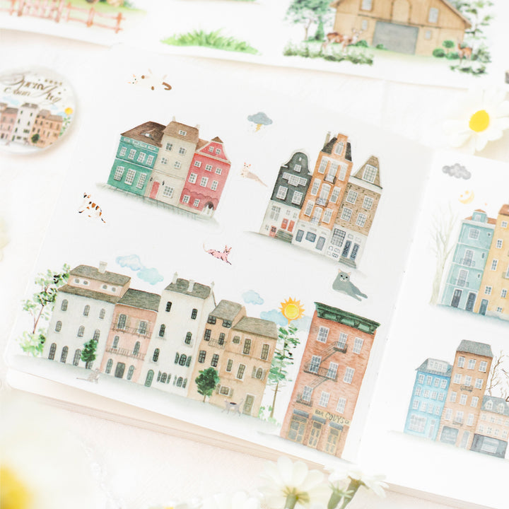 House Washi Tape Slow Spring Daily Life Elements